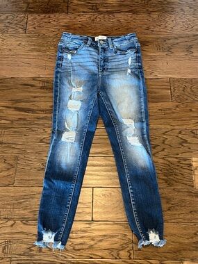 BKE Parker Universal Fit High Rise Ankle Skinny Size 27